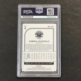 2019-20 NBA Hoops #231 Admiral Schofield Signed Card AUTO 10 PSA Slabbed RC Wizards