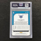 2019-20 NBA Hoops #229 Cody Martin Signed Card AUTO PSA/DNA Slabbed RC Hornets