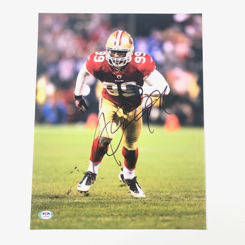 Aldon Smith signed 11x14 photo PSA/DNA San Francisco 49ers Autographed