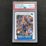 2015-16 NBA Hoops #116 Nikola Vucevic Signed Card AUTO 10 PSA Slabbed
