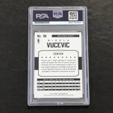 2015-16 NBA Hoops #116 Nikola Vucevic Signed Card AUTO 10 PSA Slabbed