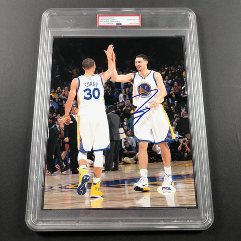 Stephen Curry signed 8x10 Photo PSA/DNA Encapsulated Auto Grade 10