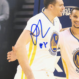 David Lee signed 11x14 photo PSA/DNA Golden State Warriors Autographed