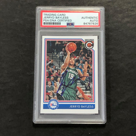 2016-17 Panini Complete #2 Jerryd Bayless Signed Card AUTO PSA Slabbed 76ers