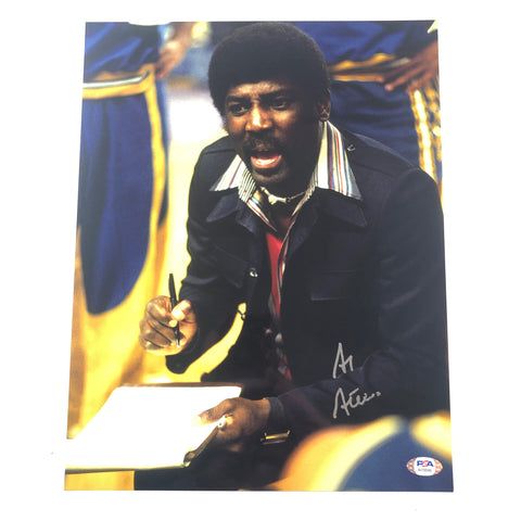 Al Attles signed 11x14 Photo PSA/DNA Golden State Warriors Autographed