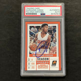 2017-18 Panini Contenders #39 Marquese Chriss Signed Card AUTO PSA Slabbed RC Suns