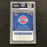 2012-13 Panini Prestige #102 Greg Monroe Signed Card AUTO PSA Slabbed Pistons