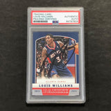 2012-13 Panini Basketball #105 Louis Lou Williams Signed Card AUTO PSA Slabbed Hawks