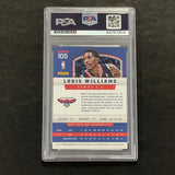 2012-13 Panini Basketball #105 Louis Lou Williams Signed Card AUTO PSA Slabbed Hawks