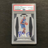 2017 Panini Prizm #215 Sindarius Thornwell Signed Card AUTO PSA Slabbed RC Clippers