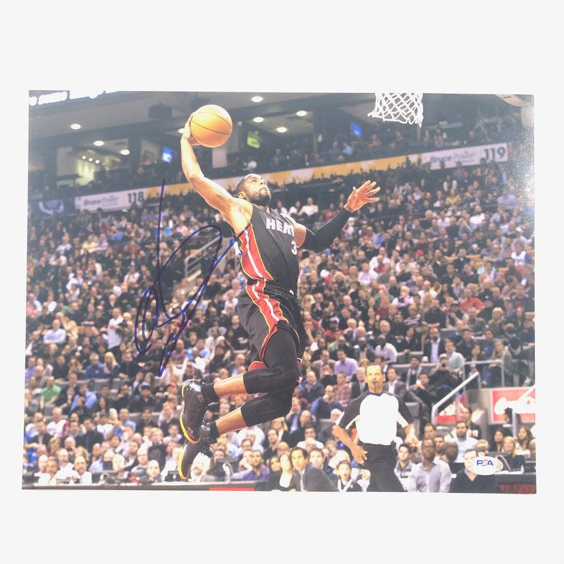 Dwyane Wade signed 11x14 photo PSA/DNA Miami Heat Autographed