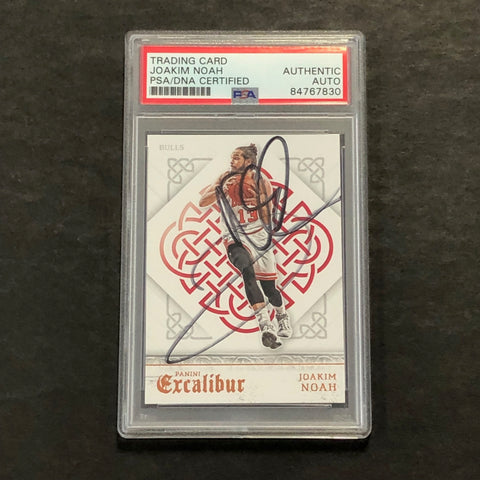 2015-16 Panini Excalibur #59 Joakim Noah Signed Card AUTO PSA Slabbed Bulls
