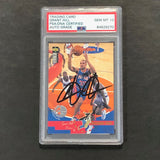 1995-96 Upper Deck Collectors Choice #198 Grant Hill Auto Signed Card PSA/DNA Encapsulation Gem Mint 10