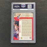1995-96 Upper Deck Collectors Choice #198 Grant Hill Auto Signed Card PSA/DNA Encapsulation Gem Mint 10