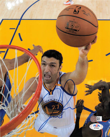 Zaza Pachulia signed 8x10 photo PSA/DNA Autographed Golden Sate Warriors