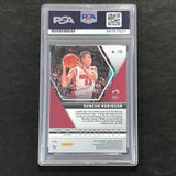 2019 Panini Mosaic #170 Duncan Robinson Signed Card AUTO PSA Slabbed Heat