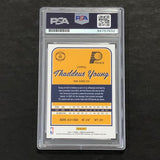 2016-17 Donruss #96 Thaddeus Young Signed Card AUTO PSA Slabbed Pacers