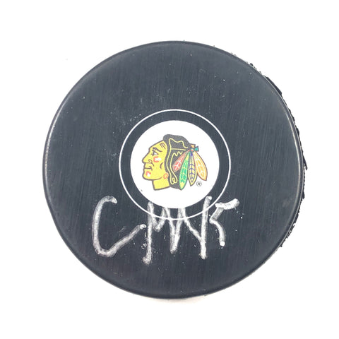 CONNOR MURPHY signed Hockey Puck PSA/DNA Chicago Blackhawks Autographed
