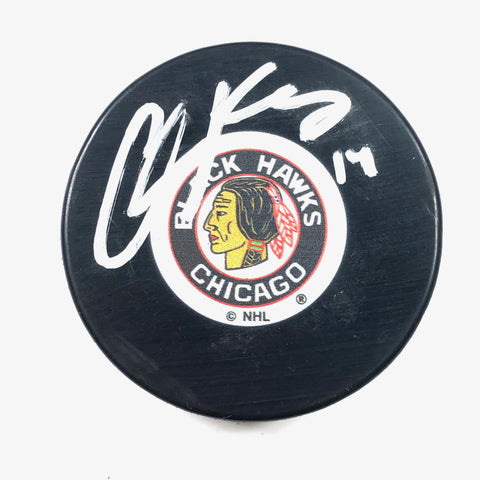 CHRIS KUNITZ signed Hockey Puck PSA/DNA Chicago Blackhawks Autographed