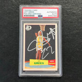 2007 TOPPS 1957-58 #115 Jeff Green Signed Card AUTO PSA/DNA Slabbed Sonics