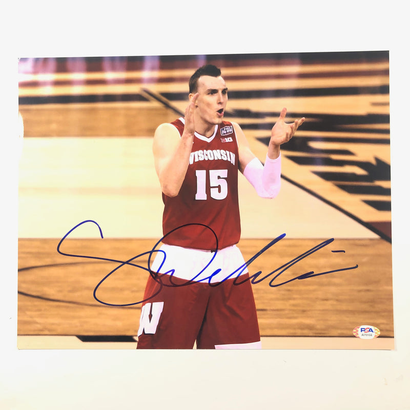 Sam Dekker signed 11x14 photo PSA/DNA Wisconsin Badgers Autographed