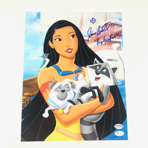 IRENE BEDARD signed 11x14 photo PSA/DNA Autographed Pocahontas