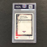 2008-09 Fleer Basketball #54 Marvin Williams Signed AUTO PSA Slabbed Hawks