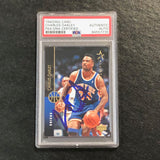 1995 Upper Deck All-Star Class #209 Charles Oakley Signed Card AUTO PSA Slabbed Knicks