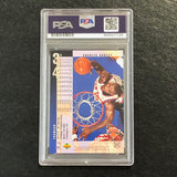 1995 Upper Deck All-Star Class #209 Charles Oakley Signed Card AUTO PSA Slabbed Knicks