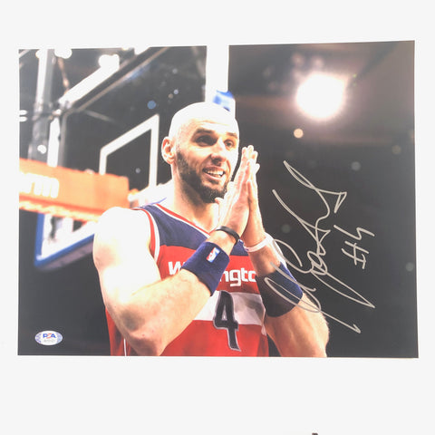 Marcin Gortat signed 11x14 photo PSA/DNA Washington Wizards Autographed