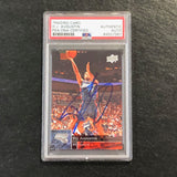 2009-10 Upper Deck Basketball #16 D.J. Augustin Signed Card AUTO PSA Slabbed Bobcats