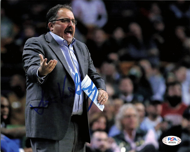 STAN VAN GUNDY signed 8x10 photo PSA/DNA New Orleans Pelicans Autographed