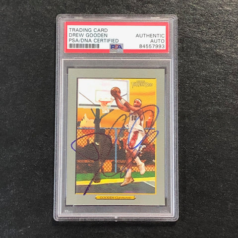 2006-07 Topps Turkey Red #74 Drew Gooden Signed Card AUTO PSA/DNA Slabbed Cavaliers