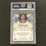 2008-09 Fleer NBA Hot Prospects #88 Deron Williams Signed Card AUTO PSA Slabbed Jazz