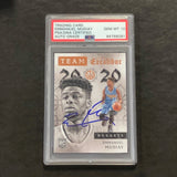 2015-16 Panini Excalibur #32 Emmanuel Mudiay Signed Rookie Card AUTO 10 PSA Slabbed RC Nuggets