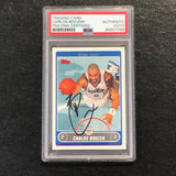 2006-07 Topps #152 Carlos Boozer Signed Card AUTO PSA Slabbed Jazz