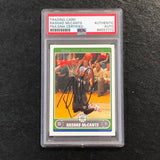 2006-07 Topps #196 Rashad McCants Signed Card AUTO PSA Slabbed Minnesota Timberwolves