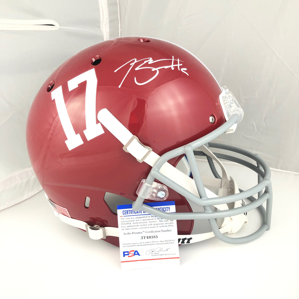 alabama state football helmet Bryce Young Signed Full Size Schutt Replica Helmet PSA/DNA Alabama Cri – Golden State Memorabilia