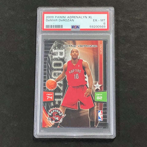 2009 Panini Adrenalyn XL DeMar DeRozan PSA 6 EX-MT Raptors