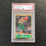 2006-07 Topps Chrome #63 DELONTE WEST Signed Card AUTO PSA Slabbed Celtics