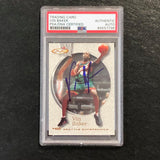 2000-01 Fleer Futures #157 Vin Baker Signed Card AUTO PSA/DNA Slabbed Supersonics