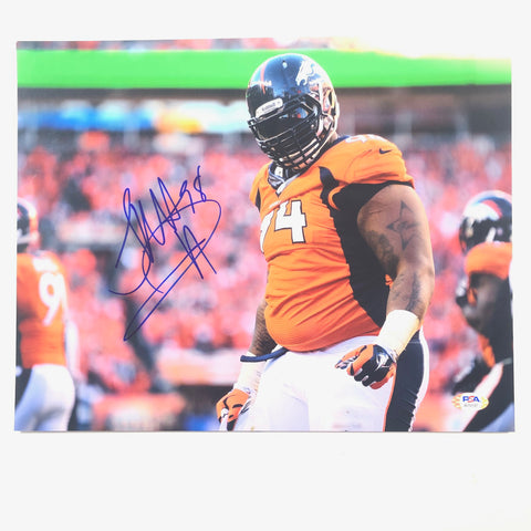 Terrance Knighton signed 11x14 Photo PSA/DNA Denver Broncos Autographed