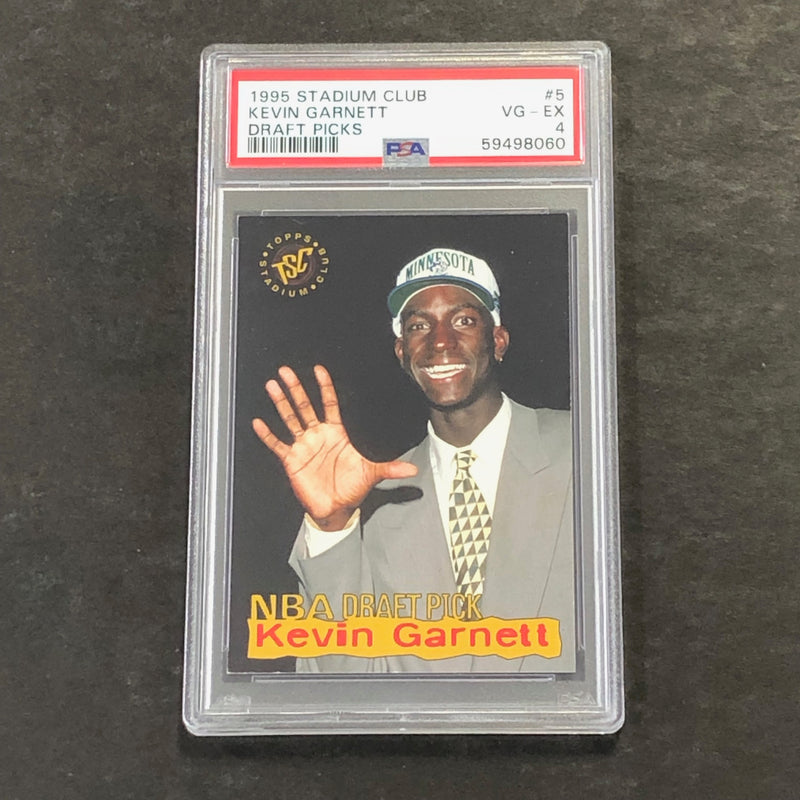 1995 Stadium Club #5 Kevin Garnett PSA 4 VG-EX Draft Picks