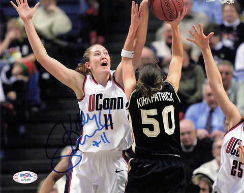 KELLY SCHUMACHER Signed 8x10 photo UConn Huskies WNBA PSA/DNA Autographed