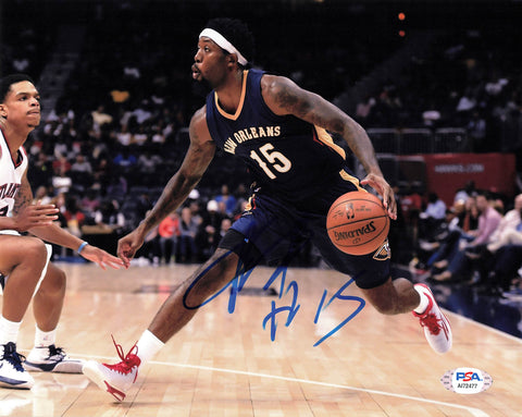 JOHN SALMONS signed 8x10 photo PSA/DNA New Orleans Pelicans Autographed