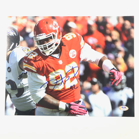 Dontari Poe signed 11x14 photo PSA/DNA Kansas City Chiefs Autographed