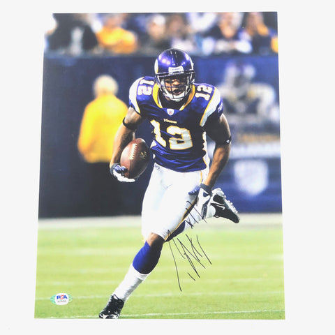 Percy Harvin signed 11x14 photo PSA/DNA Minnesota Vikings Autographed