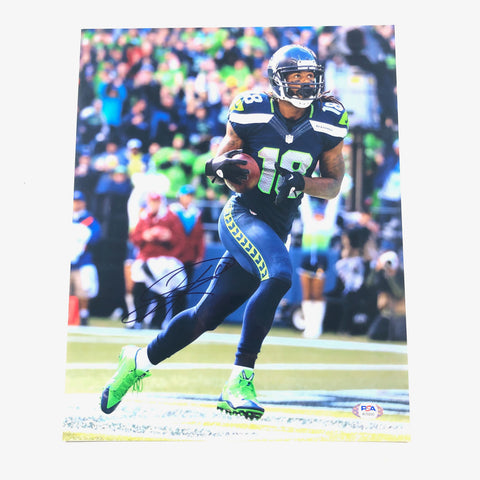 Sidney Rice signed 11x14 photo PSA/DNA Seattle Seahawks Autographed