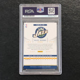 2012-13 NBA Hoops #233 Alec Burks Signed Card AUTO 10 PSA Slabbed Jazz