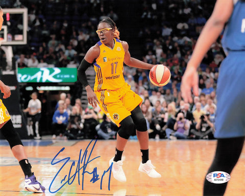 ESSENCE CARSON signed 8x10 photo PSA/DNA WNBA Autographed